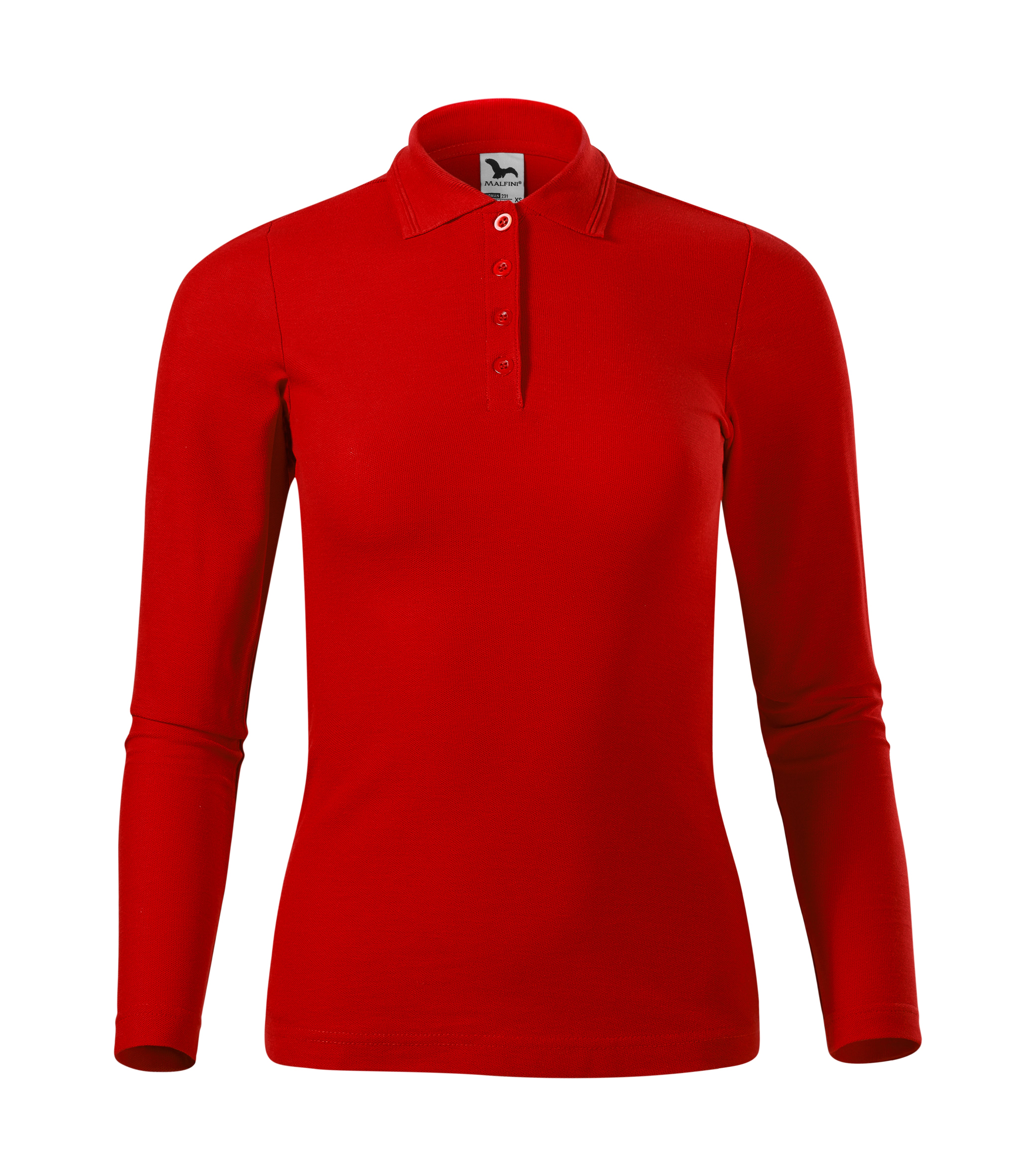 Sieviešu polo krekls PIQUE POLO LS 231 red