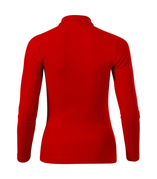 Sieviešu polo krekls PIQUE POLO LS 231 red