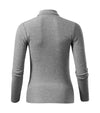 Sieviešu polo krekls PIQUE POLO LS 231 dark gray melange