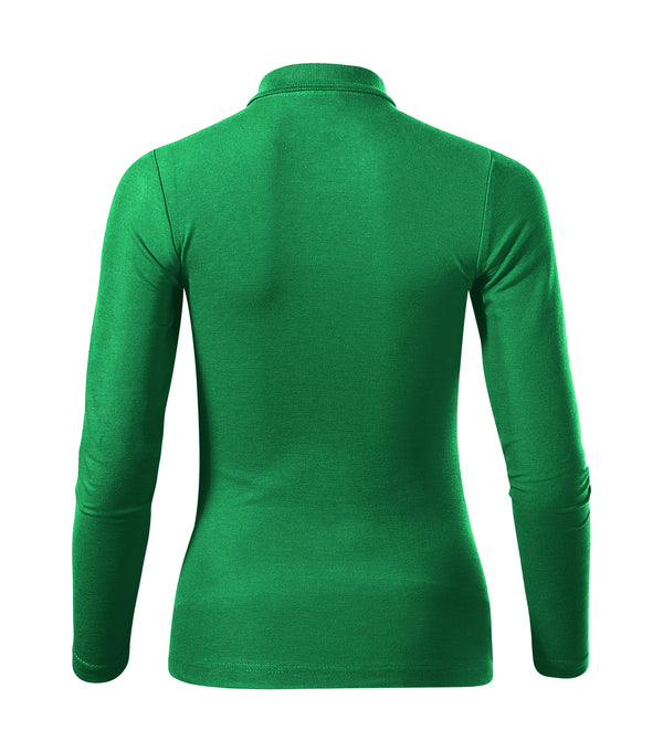 Sieviešu polo krekls PIQUE POLO LS 231 kelly green