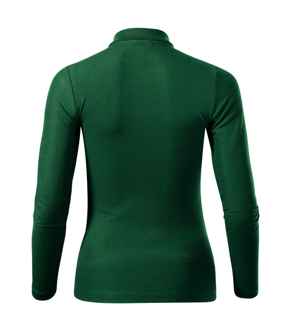 Sieviešu polo krekls PIQUE POLO LS 231 dark green