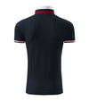 Vīriešu polo krekls COLLAR UP dark navy