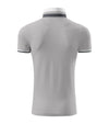 Vīriešu polo krekls COLLAR UP silver gray