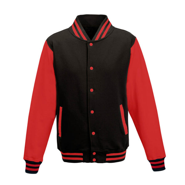 Varsity jaka red black