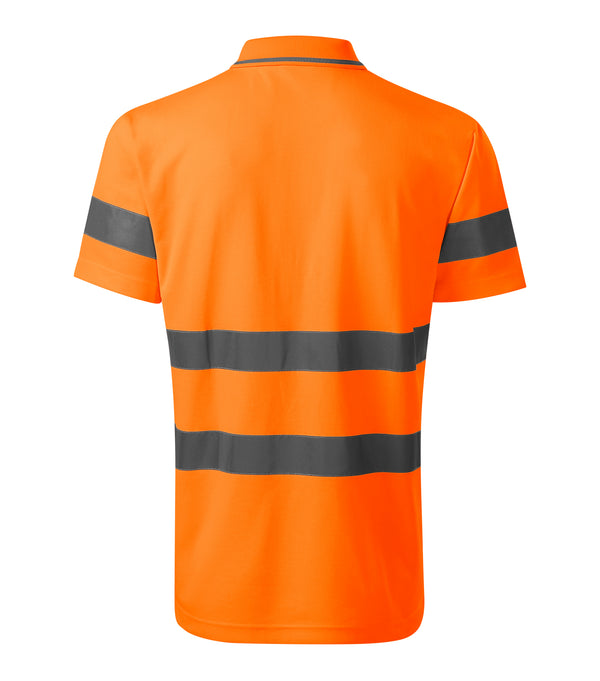 Unisex atstarojošs polo krekls HV RUNWAY 2V9 fluorescent orange
