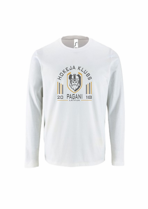 HK Pagāni kokvilnas t-krekls ar garam piedurknem #3