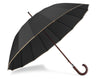 Umbrella EVITA with 16 ribs black