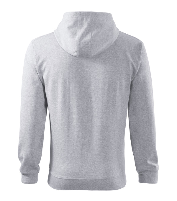 TRENDY ZIPPER ash melange