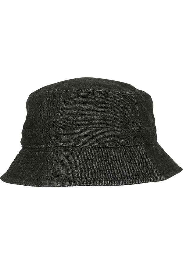 YUPOONG FLEXFIT Denim Bucket Hat black