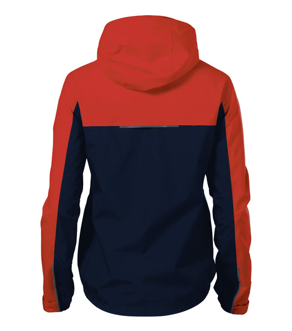 Rainbow jaka sieviešu sarkana