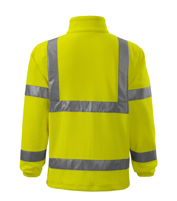 Vīriešu flīša jaka HV FLEECE JACKET 5V1 fluorescent yellow