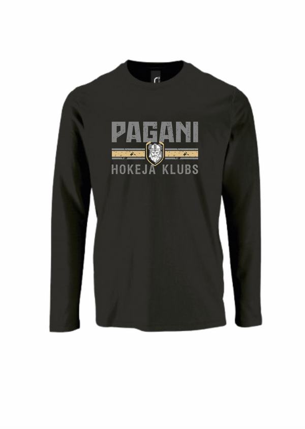 HK Pagāni kokvilnas t-krekls ar garam piedurknem #7