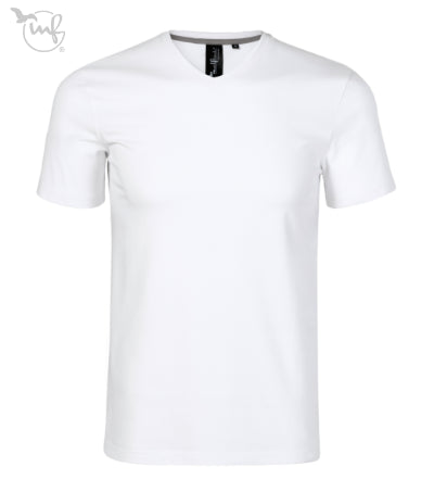 Vīriešu T-krekls Action V-neck 700 white