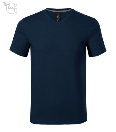 Vīriešu T-krekls Action V-neck 700 navy blue