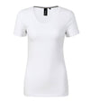 Sieviešu t-krekls ACTION V-NECK 701 white