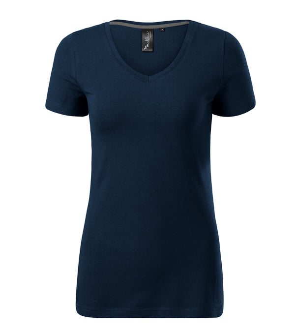 Sieviešu t-krekls ACTION V-NECK 701 navy blue