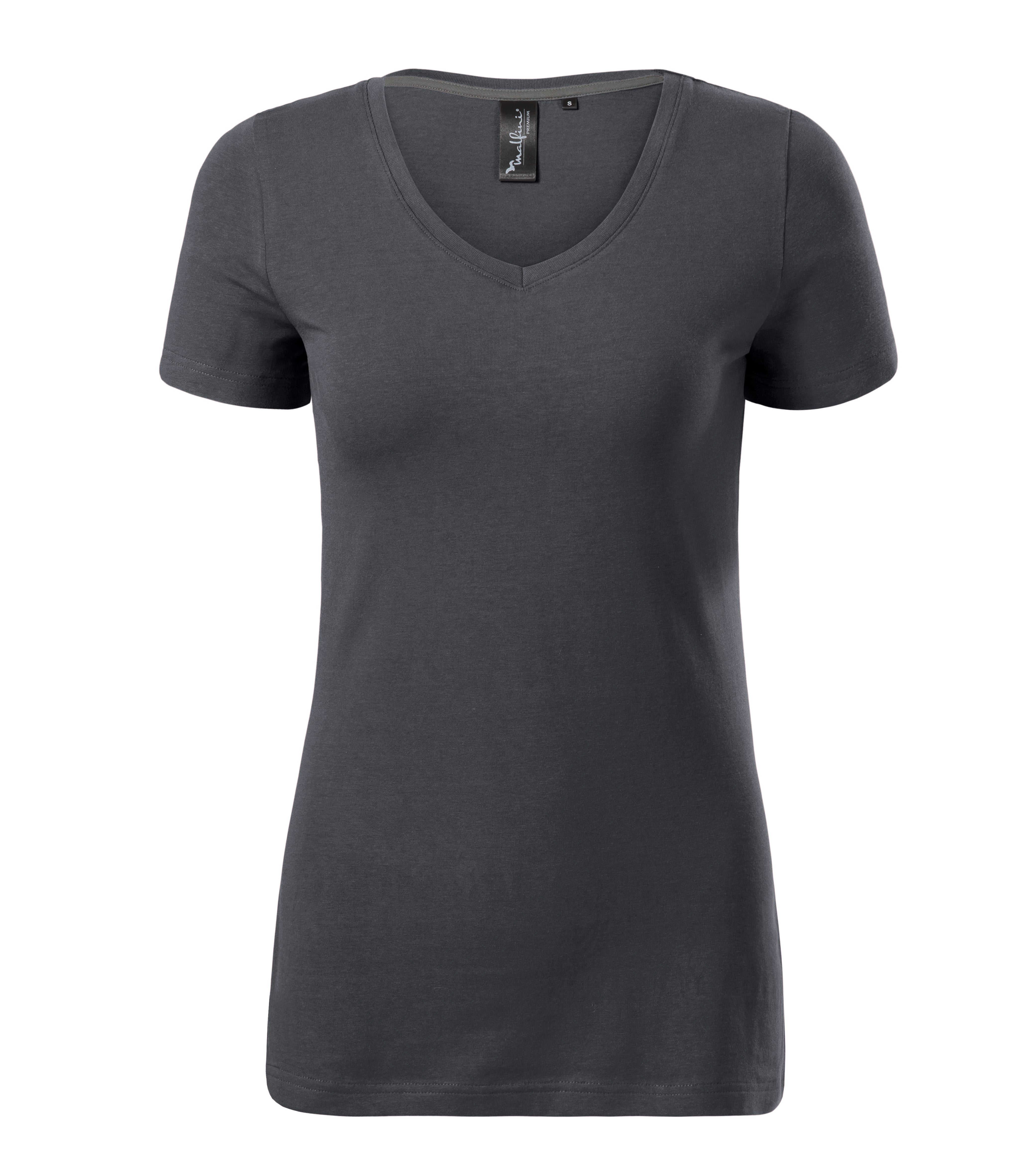 Sieviešu t-krekls ACTION V-NECK 701 light anthracite