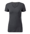Sieviešu t-krekls ACTION V-NECK 701 light anthracite