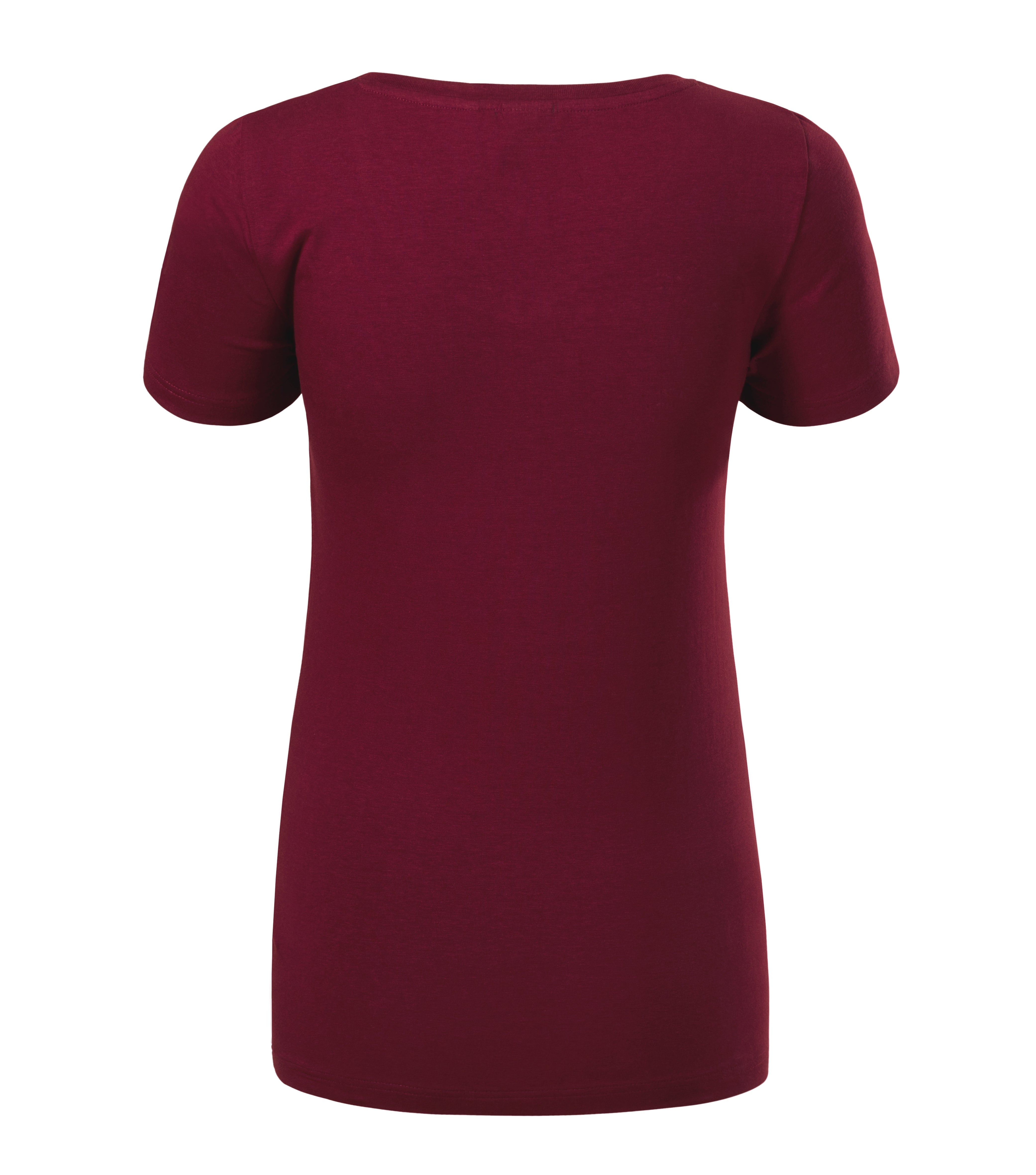 Sieviešu t-krekls ACTION V-NECK 701 garnet