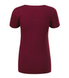 Sieviešu t-krekls ACTION V-NECK 701 garnet
