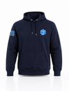 HK Haoss hoodie ar izšuvumu tumši zils