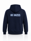 HK Haoss hoodie ar izšuvumu tumši zils