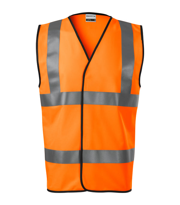 Unisex atstārojoša veste HV BRIGHT 9V3 fluorescent orange