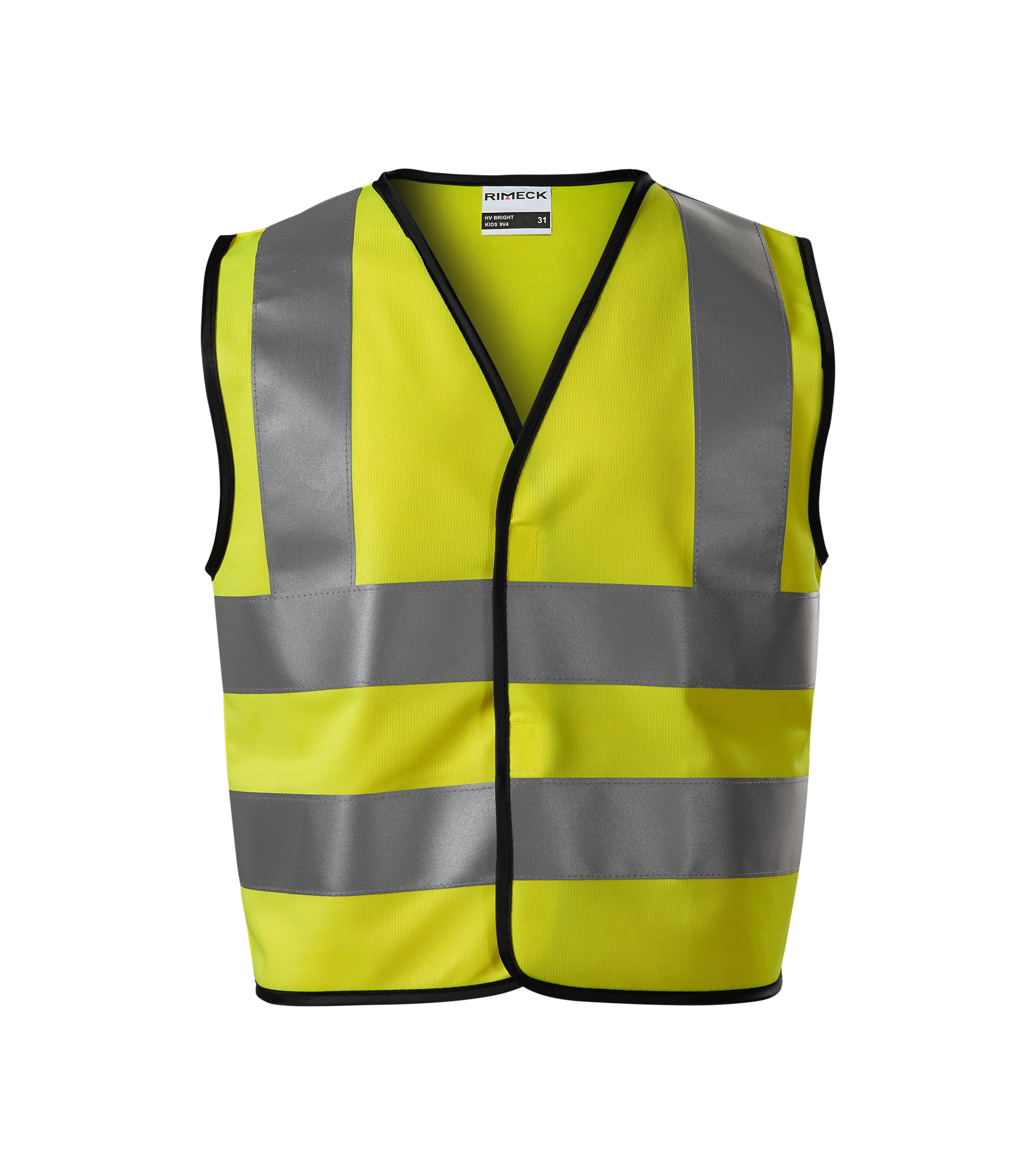 Bērnu atstārojoša veste - HV BRIGHT 9V4 fluorescent yellow