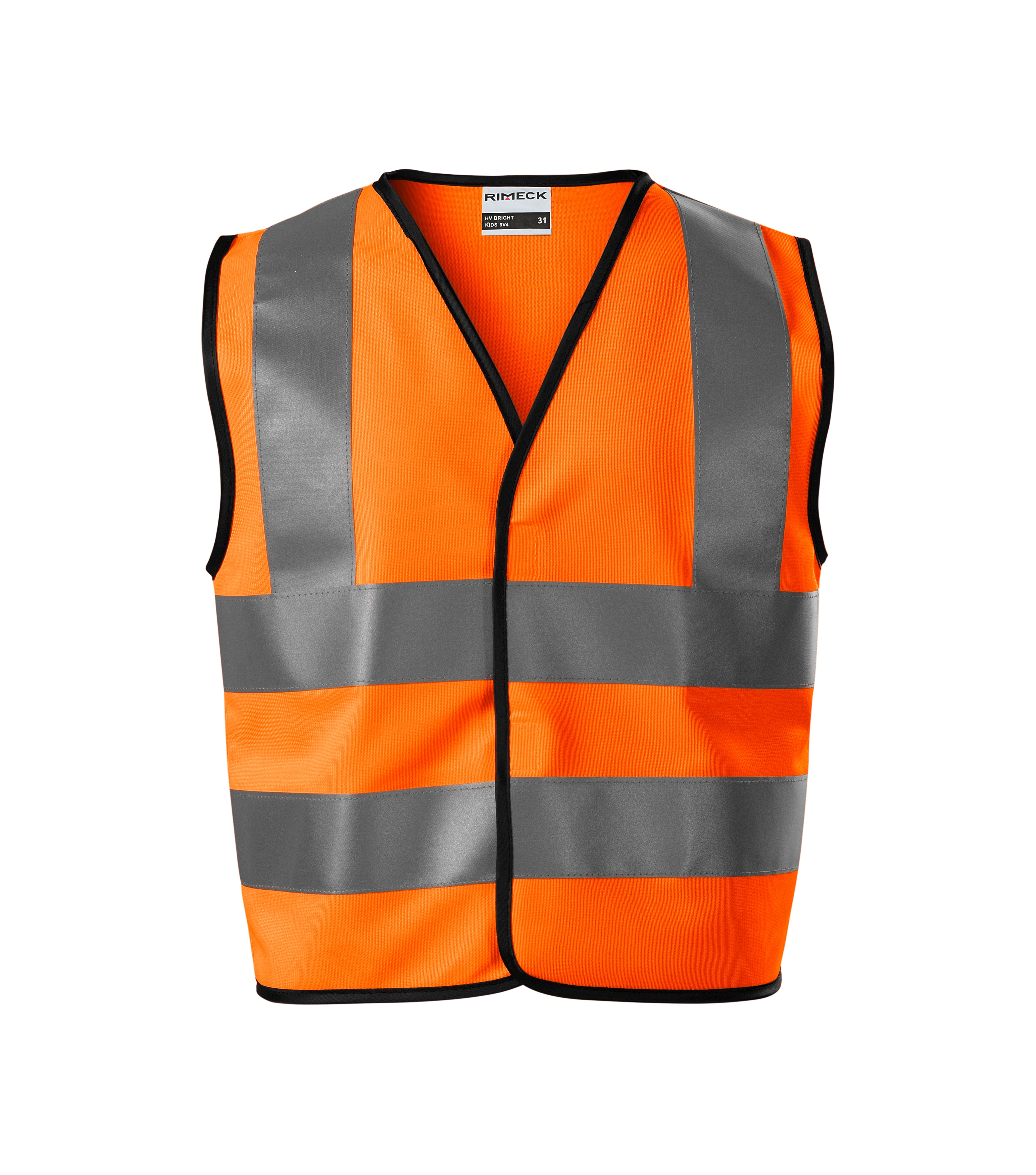 Bērnu atstārojoša veste - HV BRIGHT 9V4 fluorescent orange