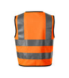 Bērnu atstārojoša veste - HV BRIGHT 9V4 fluorescent orange
