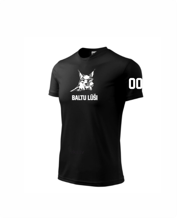 HK Baltu luši  t-krekls kokvilnas- Basic modelis