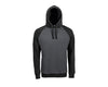 Unisex Seattle džemperis ar kapuci charcoal grey melange/black