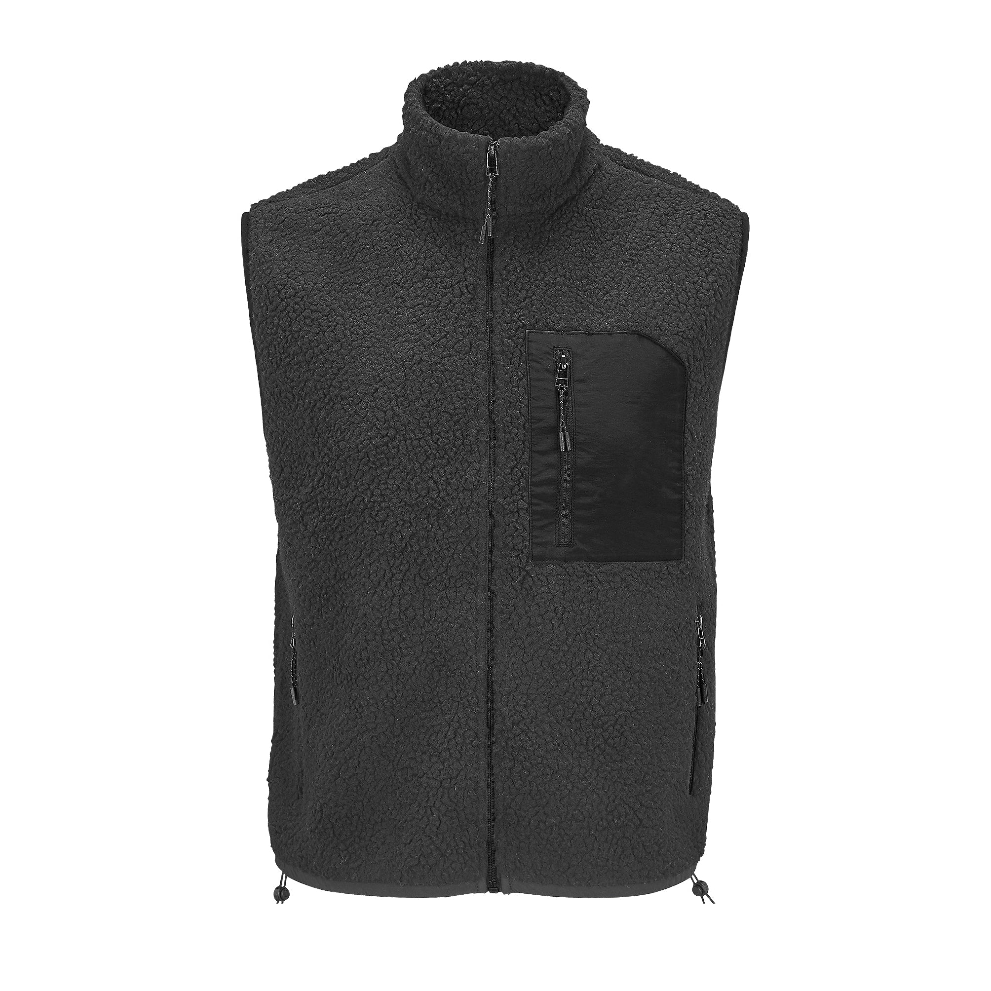 Flīša jaka FURY BW carbon grey/black