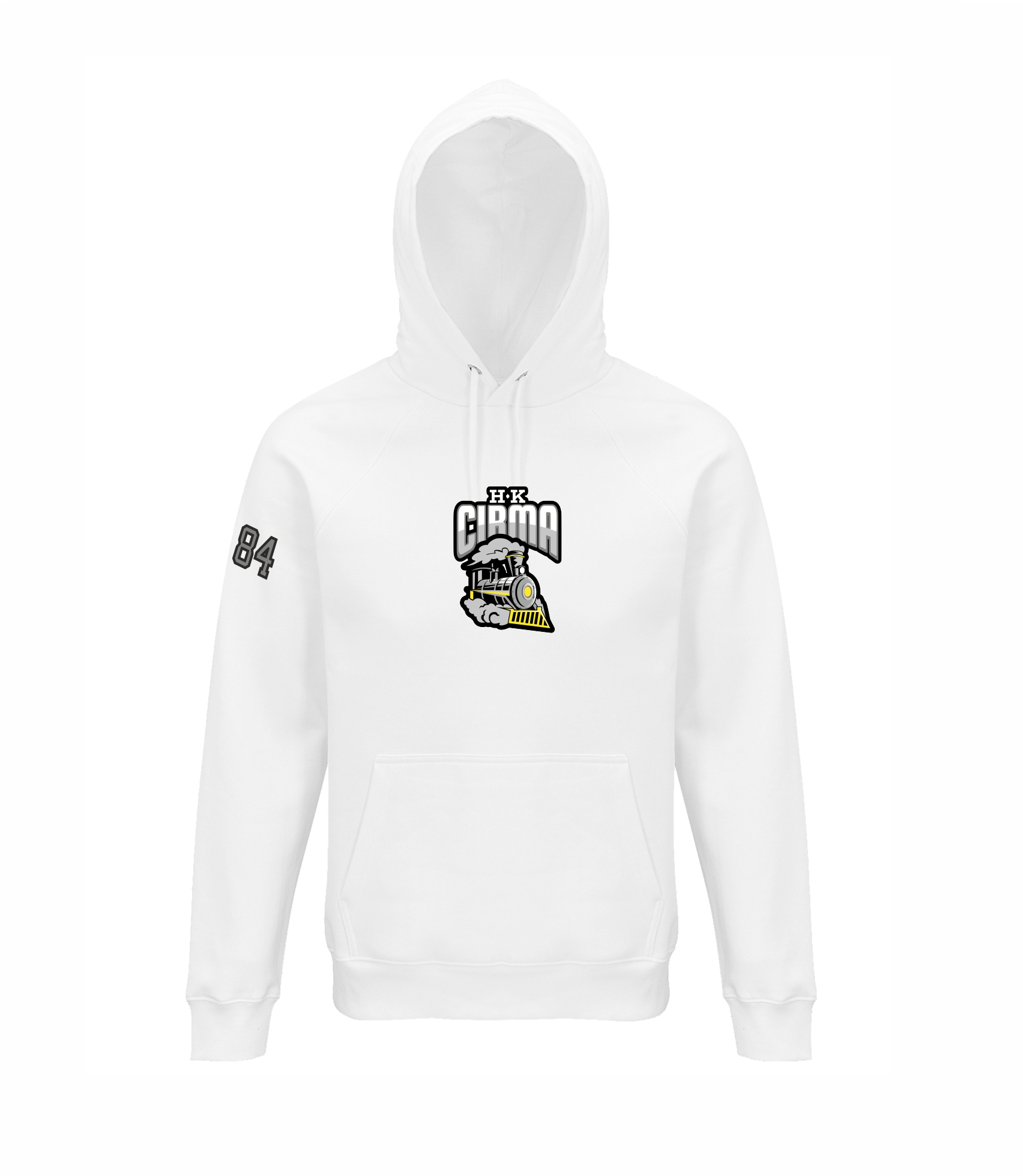 HK Cirma hoodie ar izšuvumu balts