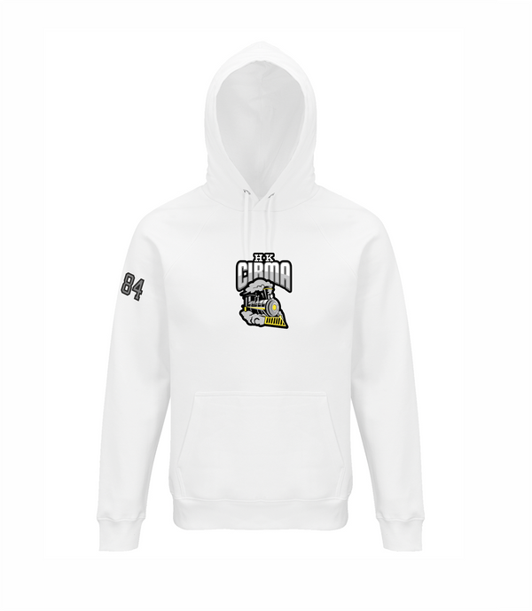 HK Cirma hoodie ar izšuvumu balts