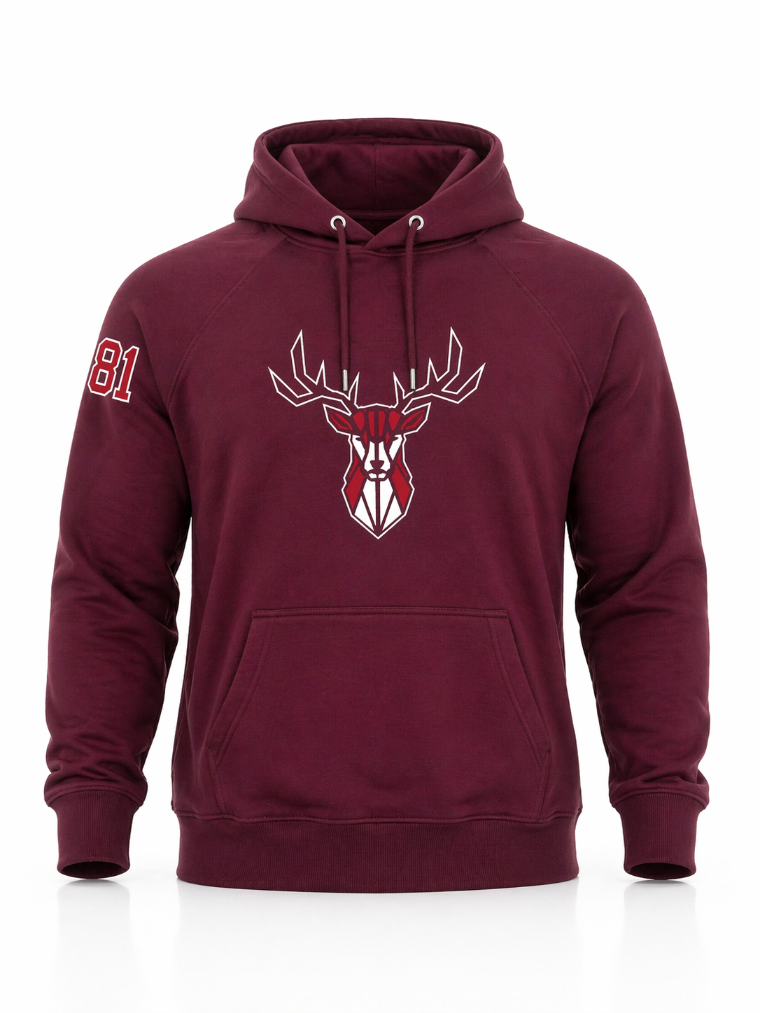 HK Sēļi hoodie bordo ar izšuvumu