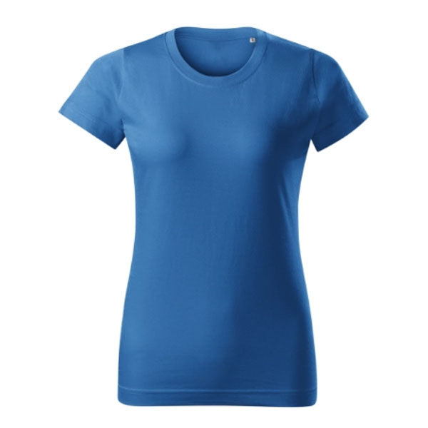 Sieviešu t-krekls Basic Free F34 azure blue