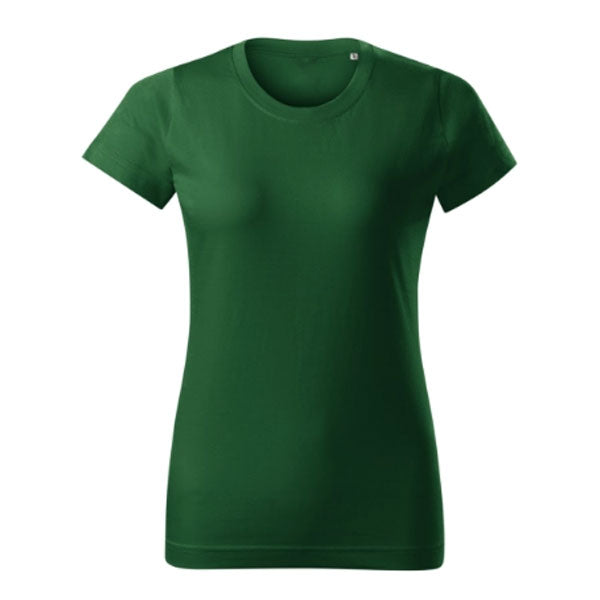 Sieviešu t-krekls Basic Free F34 bottle green