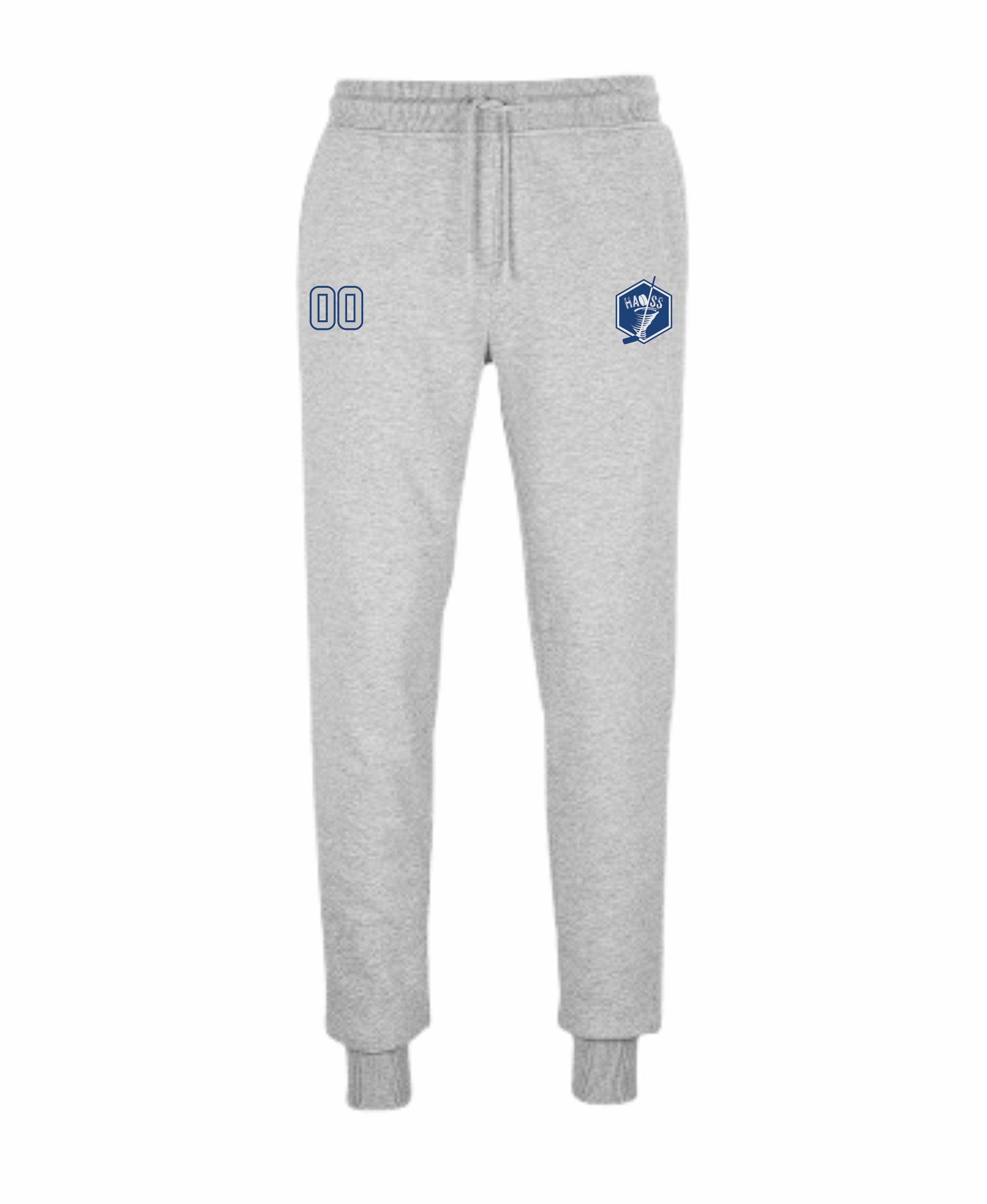 HK Haoss bikses ar izšuvumu pelēkas