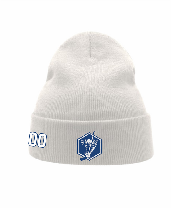 HK Haoss ziemas cepure balta