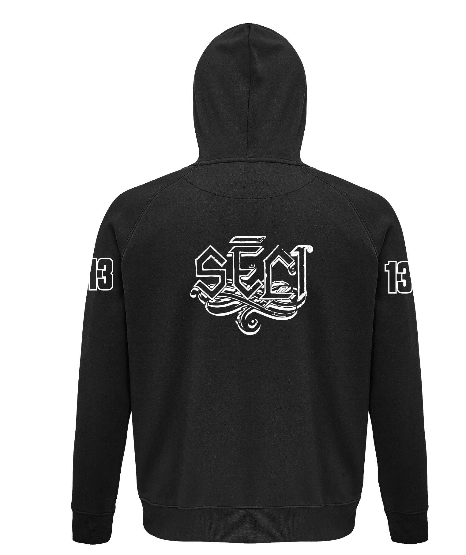 HK Sēļi hoodie melns