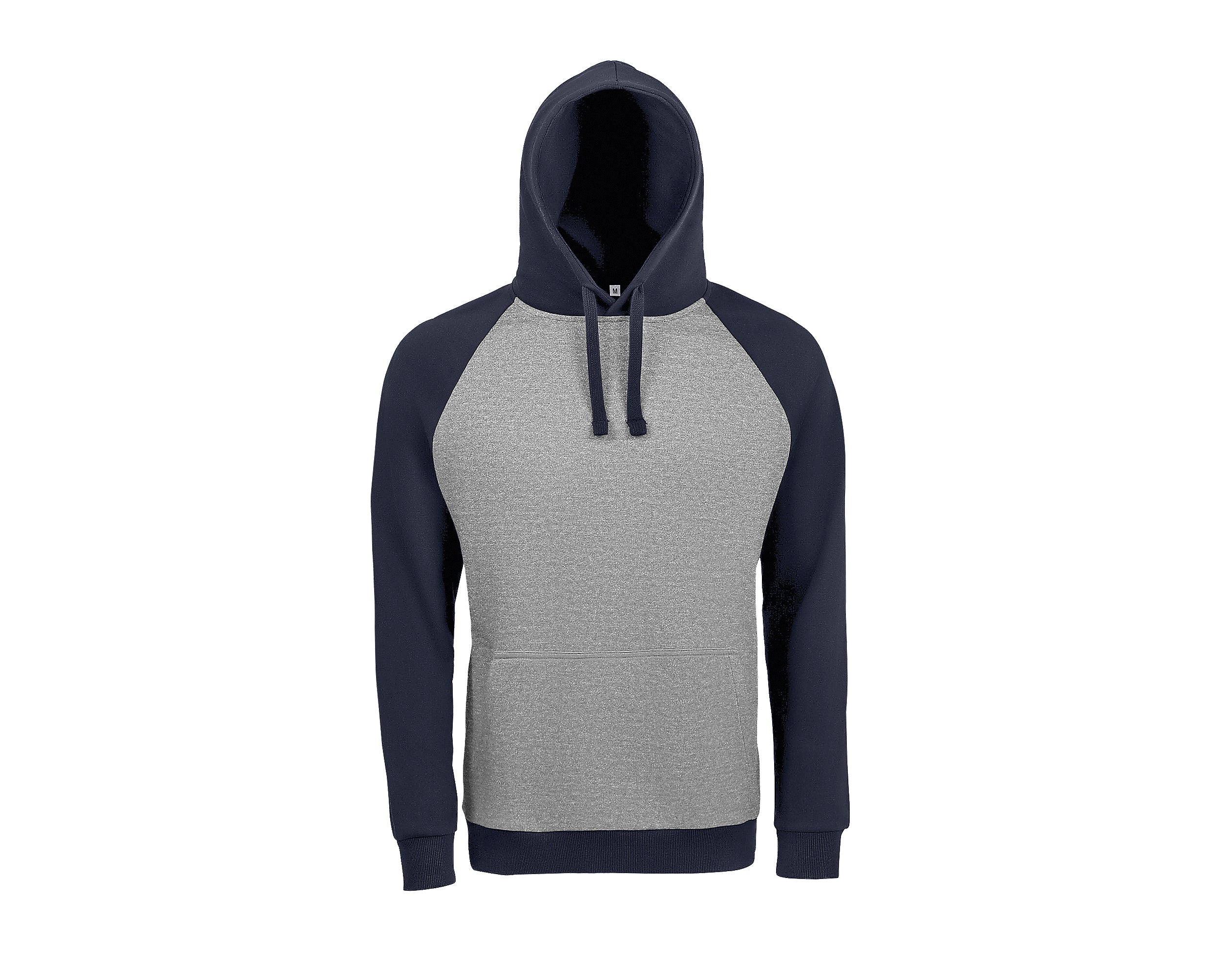 Unisex Seattle džemperis ar kapuci grey/navy