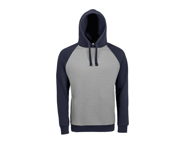 Unisex Seattle džemperis ar kapuci grey/navy