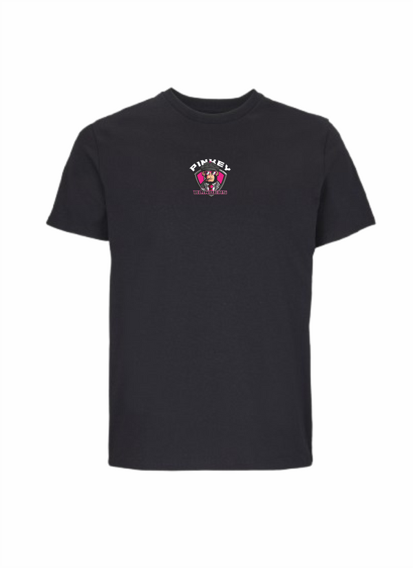 HK Pinkey Blinders kokvilnas t-krekls ar apdruku melns #1