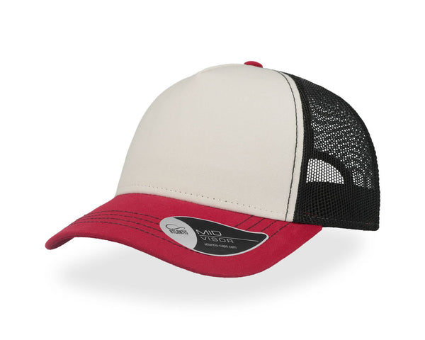 Cepure Atlantis RAPPER CANVAS white-burgundy-black