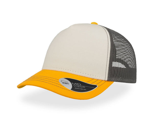 Cepure Atlantis RAPPER CANVAS white-yellow-dark grey