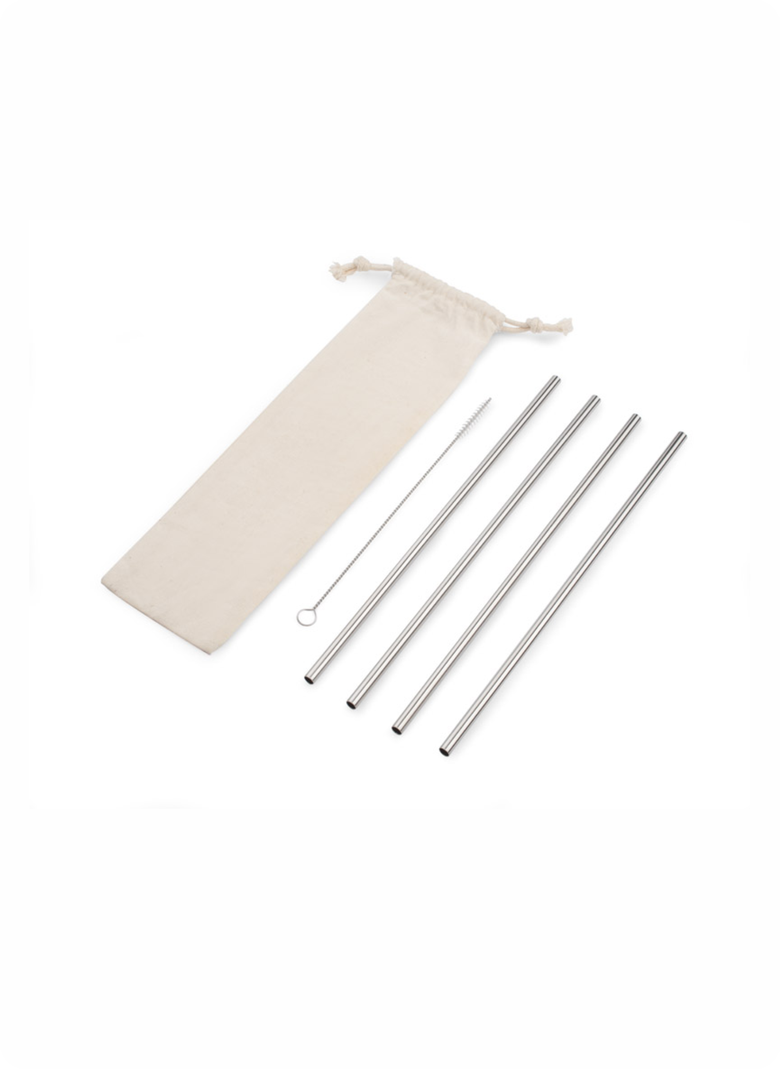 Metāla salmiņu komplekts ROKKO, 4 gab