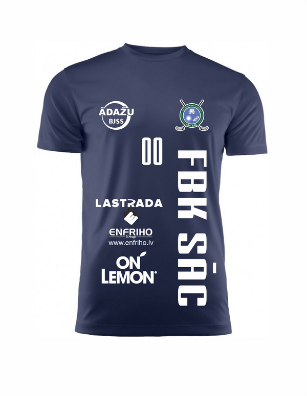 FBK SĀC spēļu krekls tumši zils