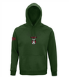 HK Sēļi hoodie bottle green ar izšuvumu