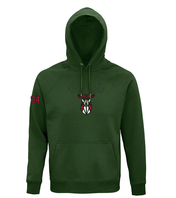 HK Sēļi hoodie bottle green ar izšuvumu